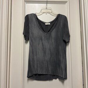 C'isa Gray Strappy Front Top